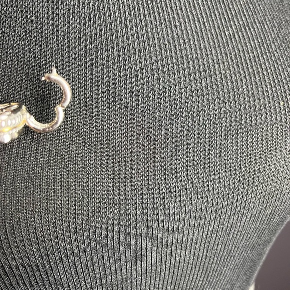 Sterling silver pendant with large red square gemstone. - Picture 4 of 6